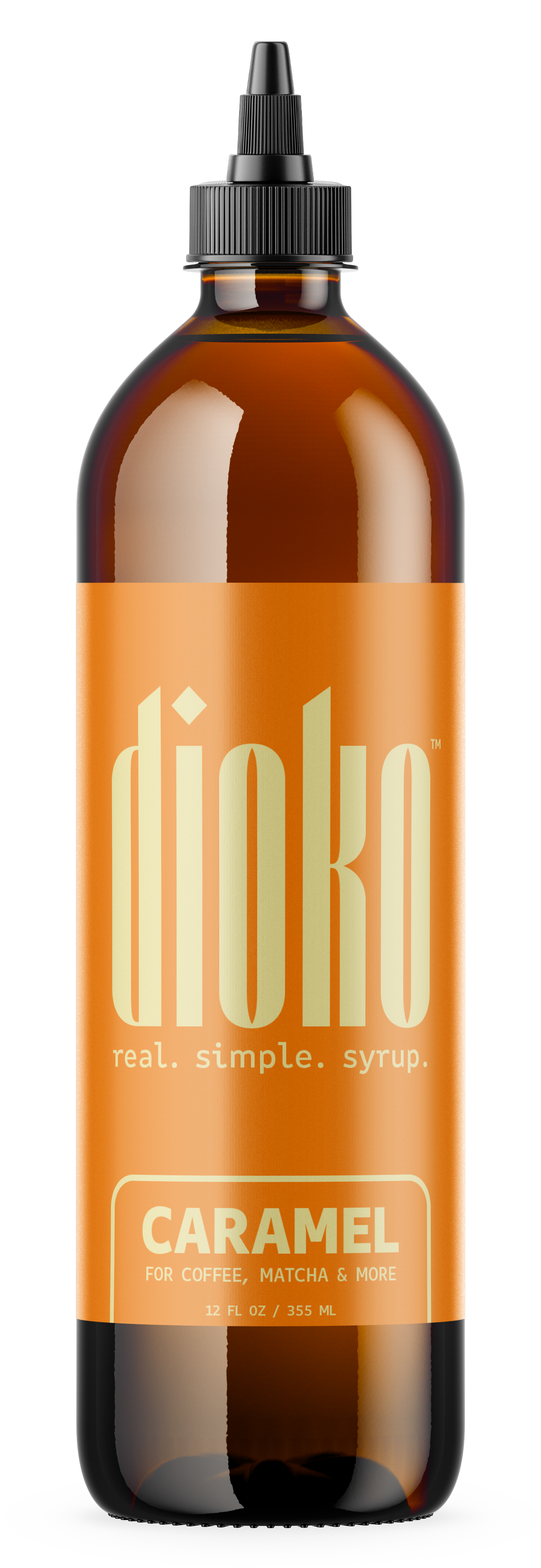 Dioko Premium Simple Syrup, 12 fl. oz Caramel