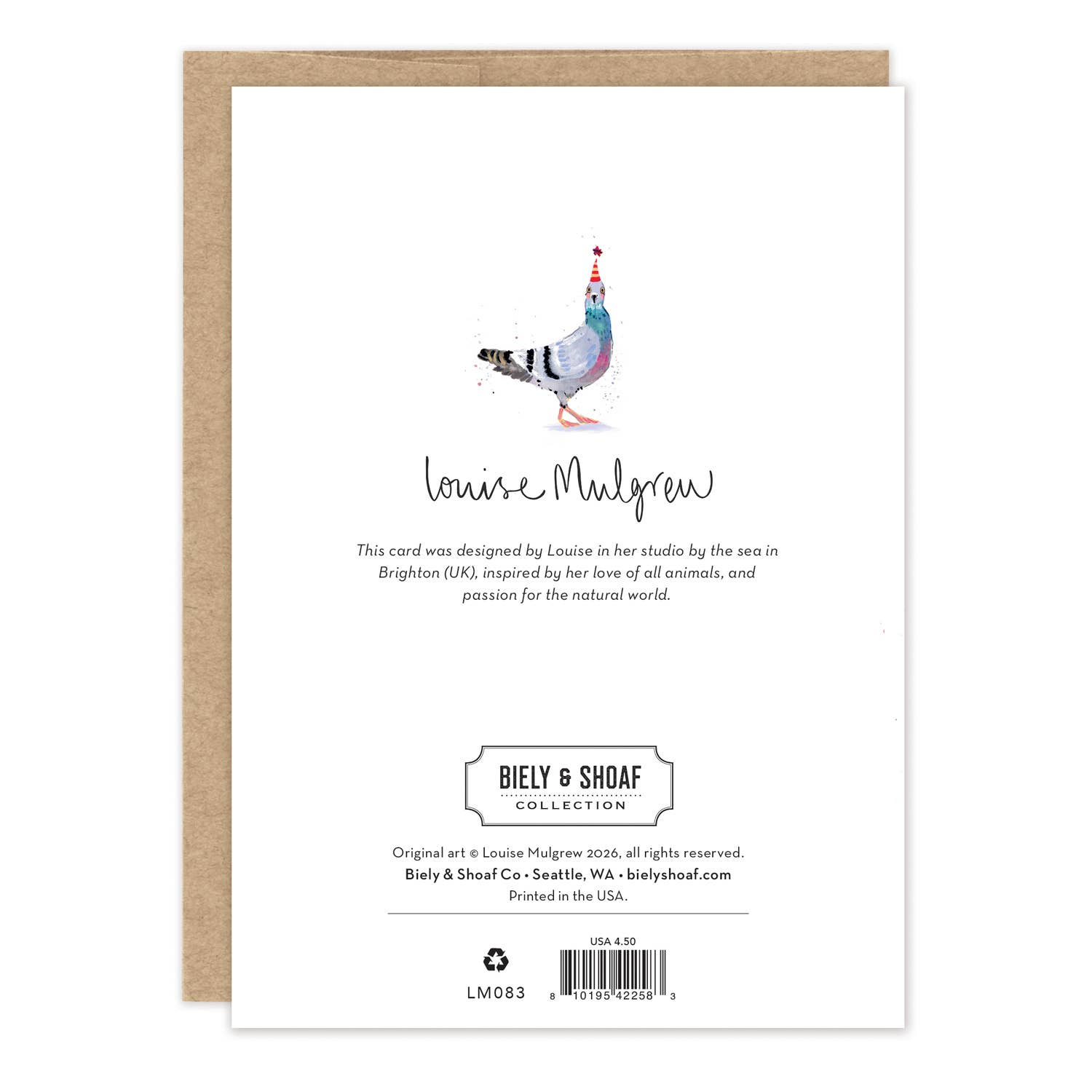 Pigeon Party Birthday Card