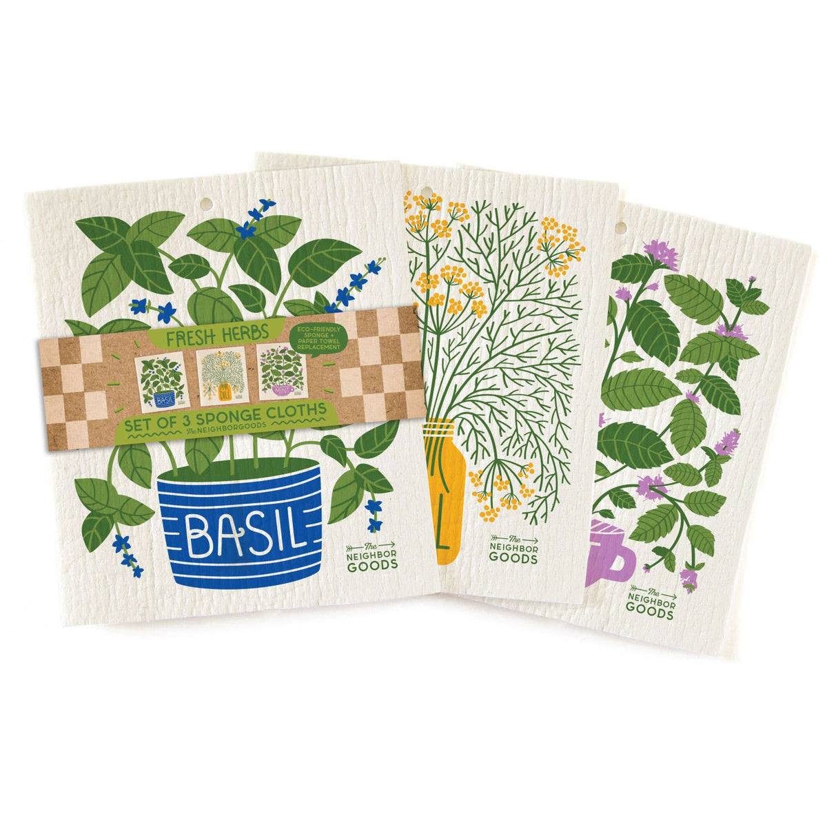 Swedish Sponge Cloth Set - 2 Varieties