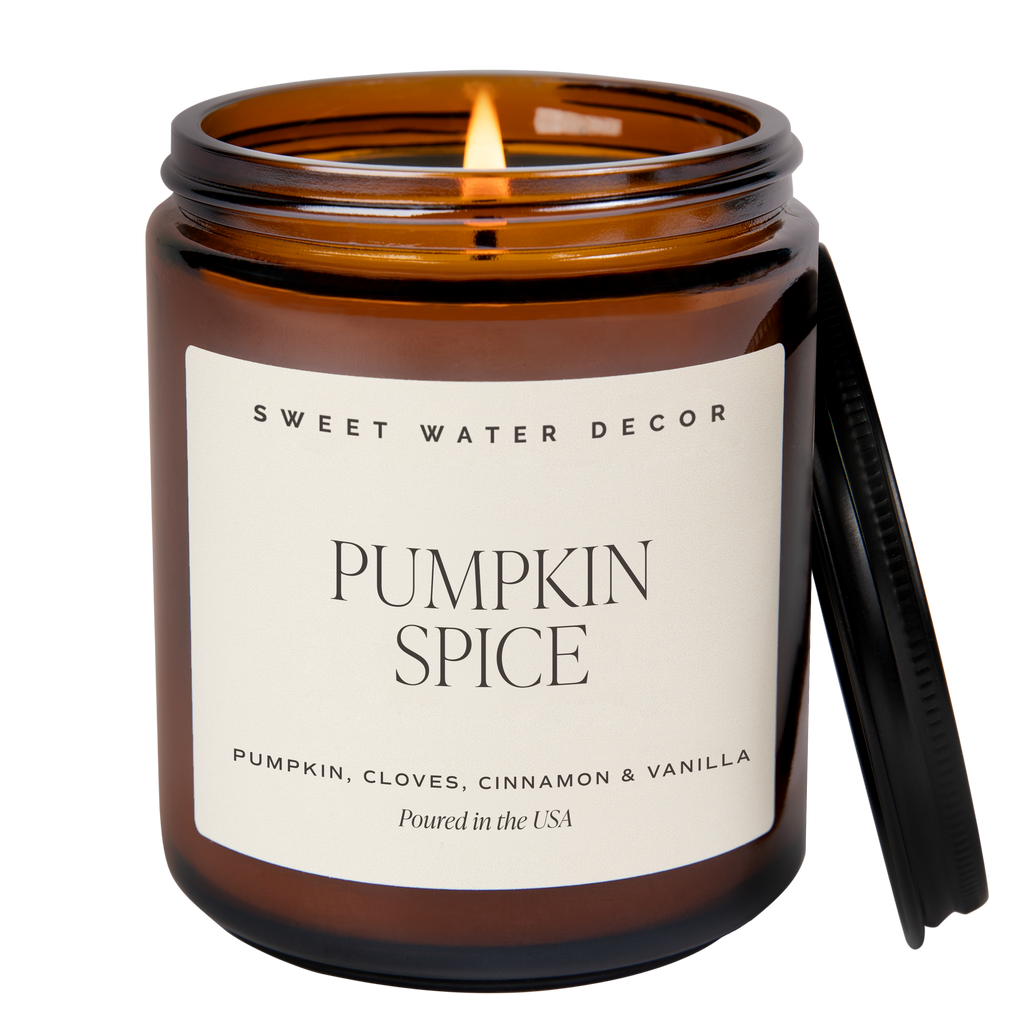 Pumpkin Spice 9 oz Soy Candle - Fall Decor and Gifts