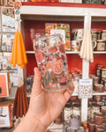 Harvest Folk Can Glass | pumpkins, sweets & corn 20 oz