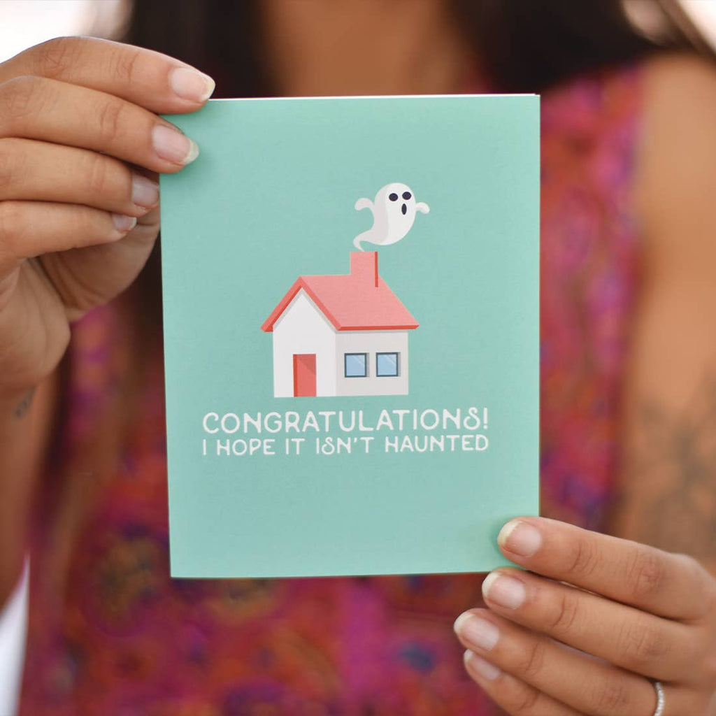 I Hope It Isn't Haunted, New Home Housewarming Greeting Card