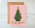 Ceramic Tree Christmas Card