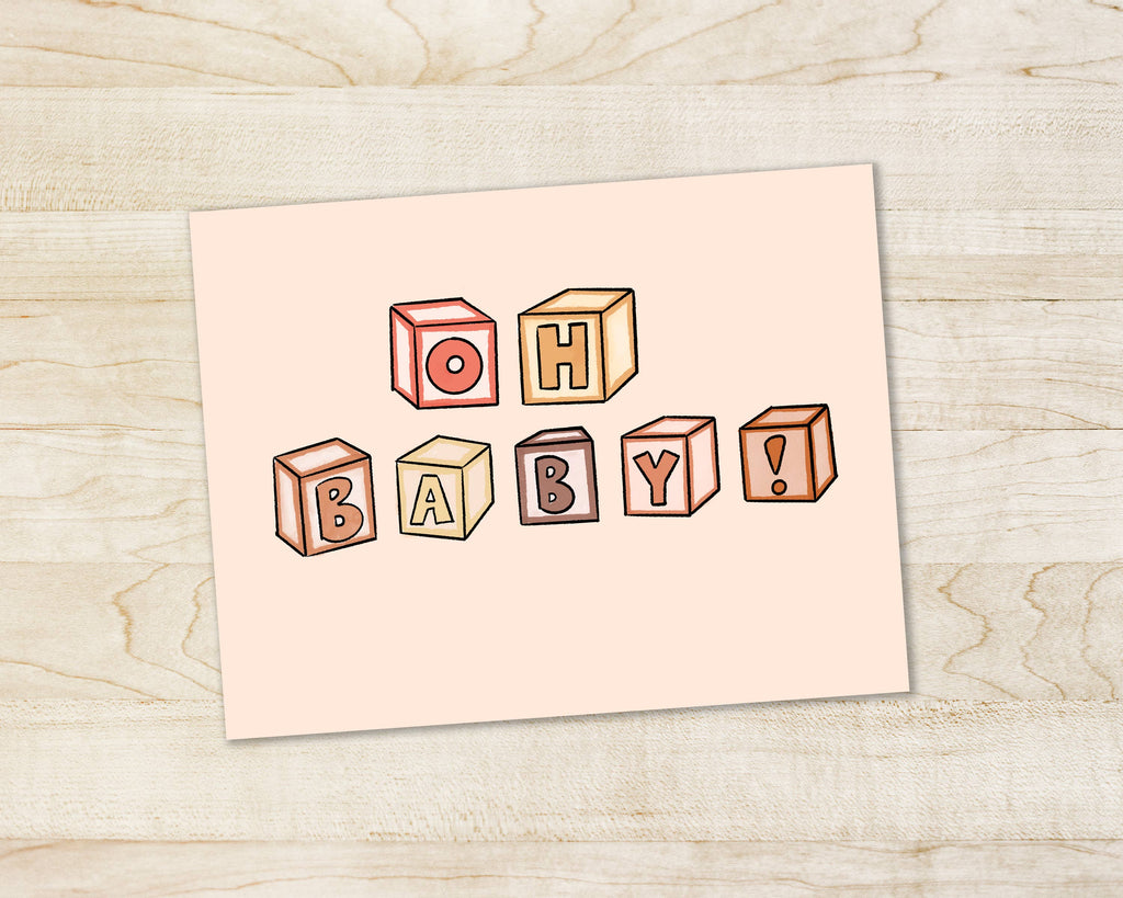 Oh Baby! Baby Shower Card