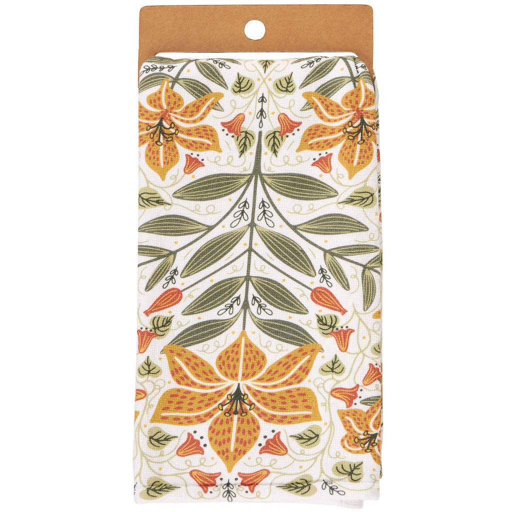 Nouveau Lily Terrycloth Kitchen Towel