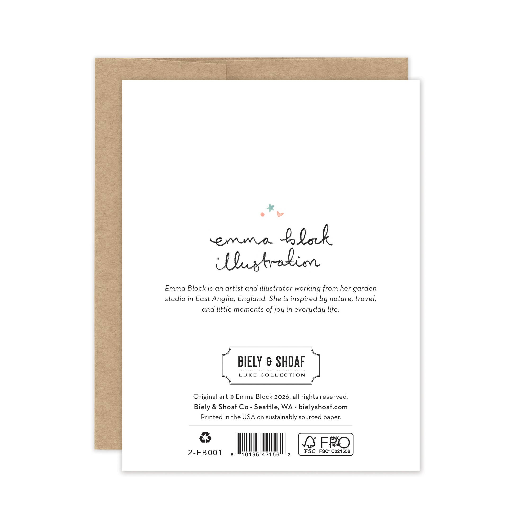 Clothesline Baby -Card