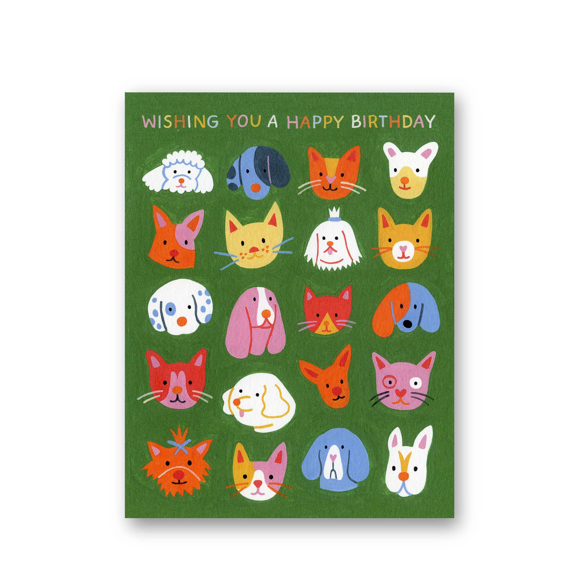 Cats & Dogs Birthday Card