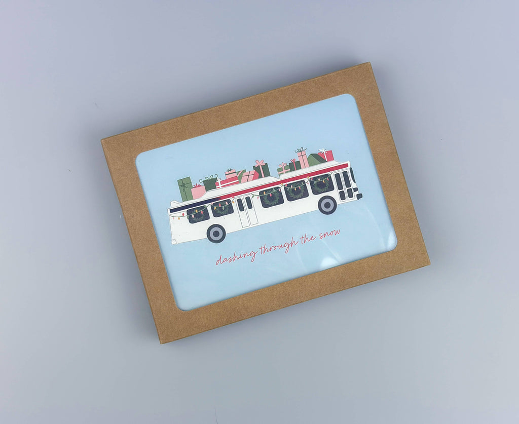 Septa Philly Christmas Card Set (5 pack)