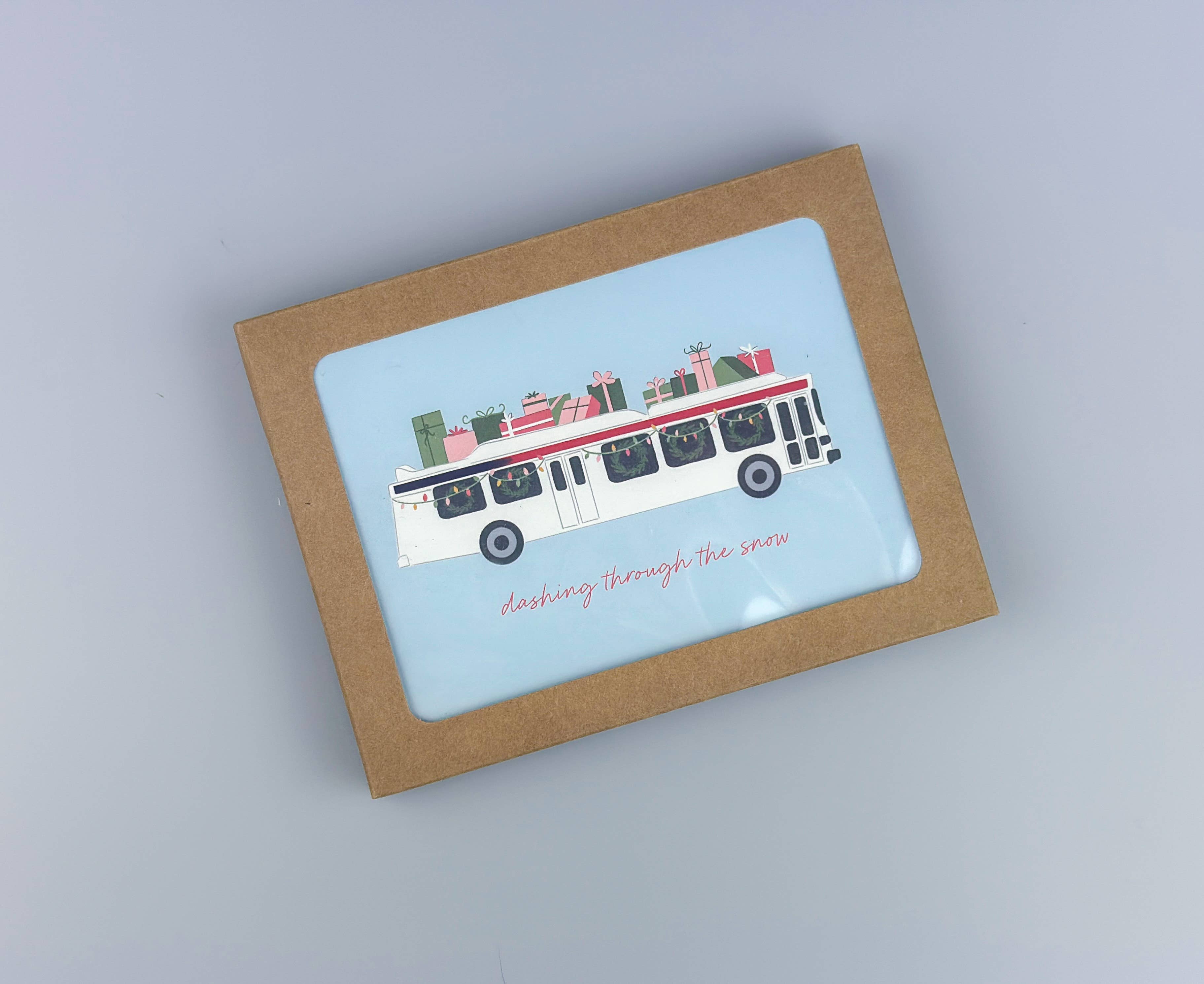 Septa Philly Christmas Card Set (5 pack)