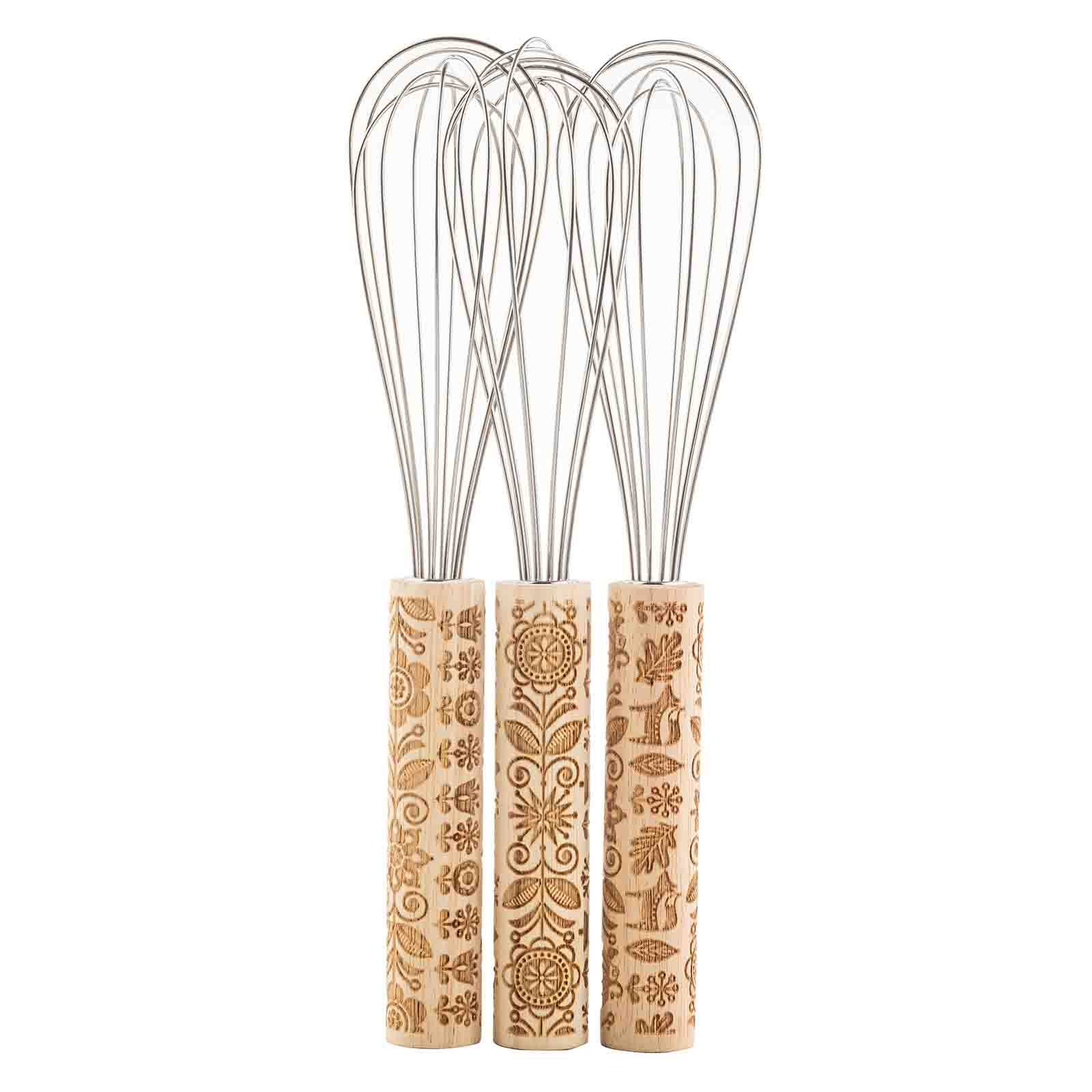 Embossed Decorative Whisk , Spring Design