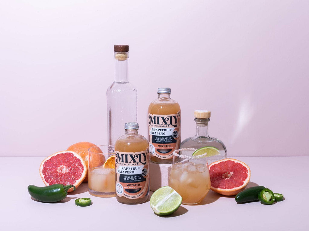 Grapefruit Jalapeño Cocktail / Mocktail Beverage Mixer 16oz