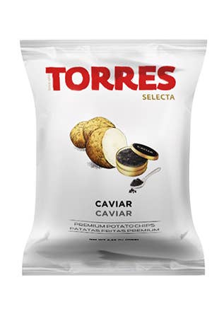 CAVIAR Torres Gourmet Potato Chips 50g | SMALL BAG